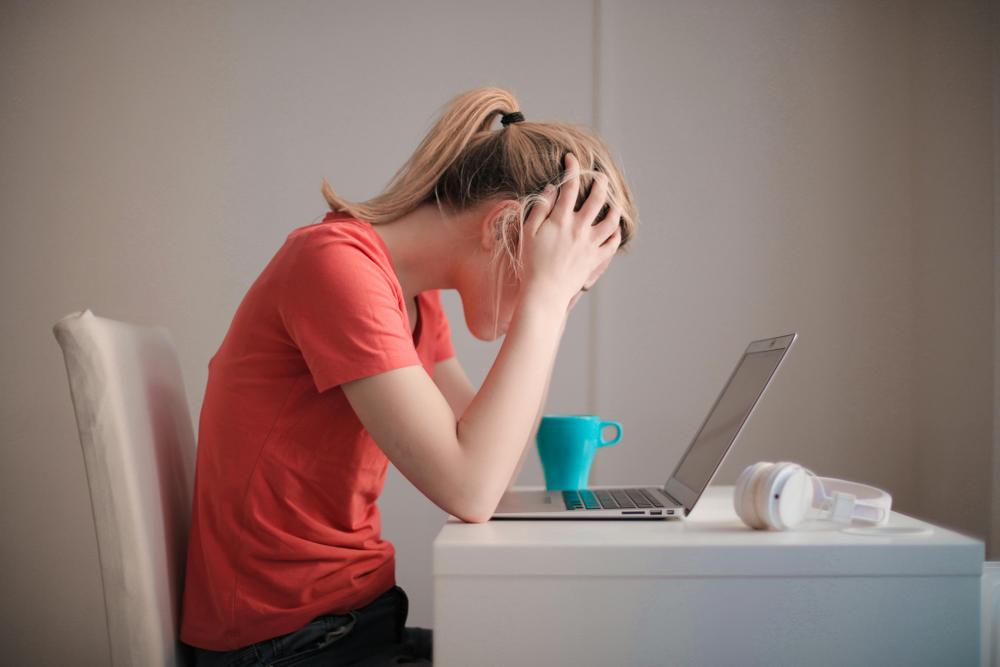 student studying